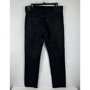 Levis Red Loop Jeans Mens 34x32 Black Slim Lighweight Denim Cotton Blend